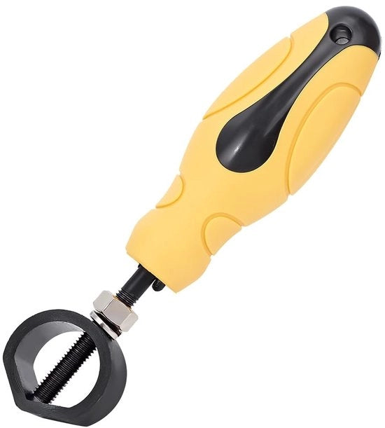 Ottimizzatore di punta e martello universale - Oreficeria - Resistenze fino a 15 mm - Manico di gomma bianca - Lavorazione metallica - Progetto shockresistente - Supporto per punta e martello