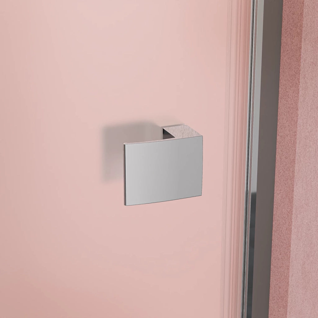 Porta doccia a nicchia con apertura a battente da 95cm in vetro 6mm opaco | Valla