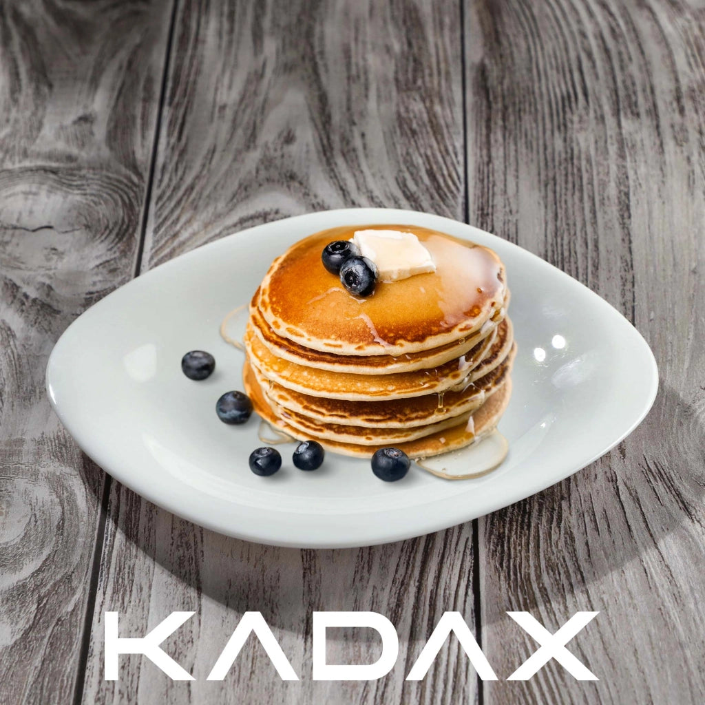 Set di 6 piatti da dessert KADAX da 21,5 cm, bianchi.