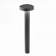 Zafferano Ciottolo - Paletto Led da esterno IP54 7W 3000K design moderno in alluminio per giardini e vialetti - 70 cm Grigio Scuro