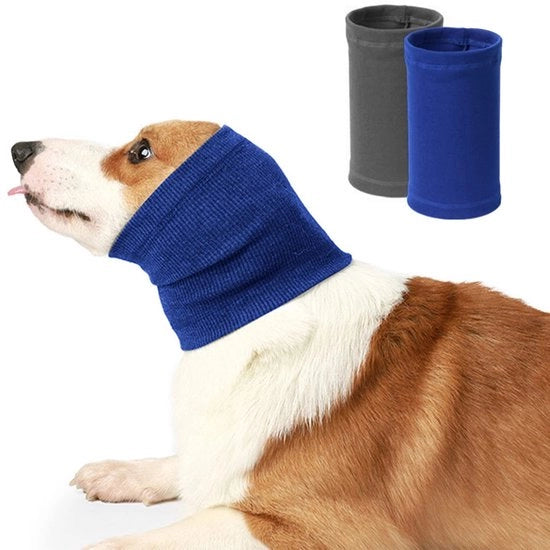 Protezione per collo e orecchie 2 pezzi - Dampening anti-ruggine - Comfortevole - Rilassante - Lavabile - Tessuto morbido - Protezione per cani