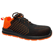 Neri Safety 510779-39 Wave Scarpa Protettiva Bassa S1P SRC Mesh Composito Antiscivolo colore Nero Arancio