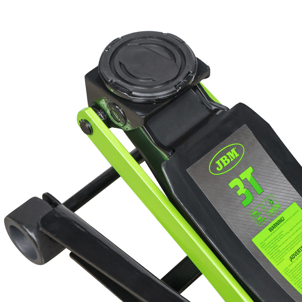 CRIC AUTO A CARRELLO SOLLEVATORE MARTINETTO IDRAULICO 3ton 533mm CON PEDALE JBM
