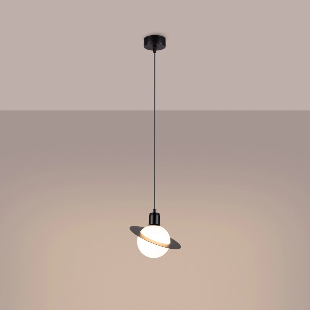 Lampada a sospensione HYPERION 1 nero