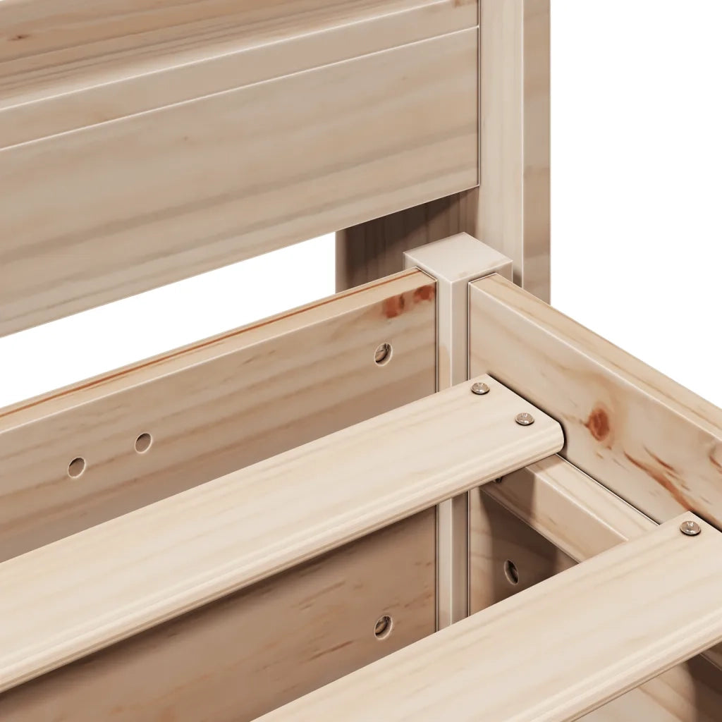 vidaXL Letto senza Materasso 150x200 cm in Legno Massello di Pino