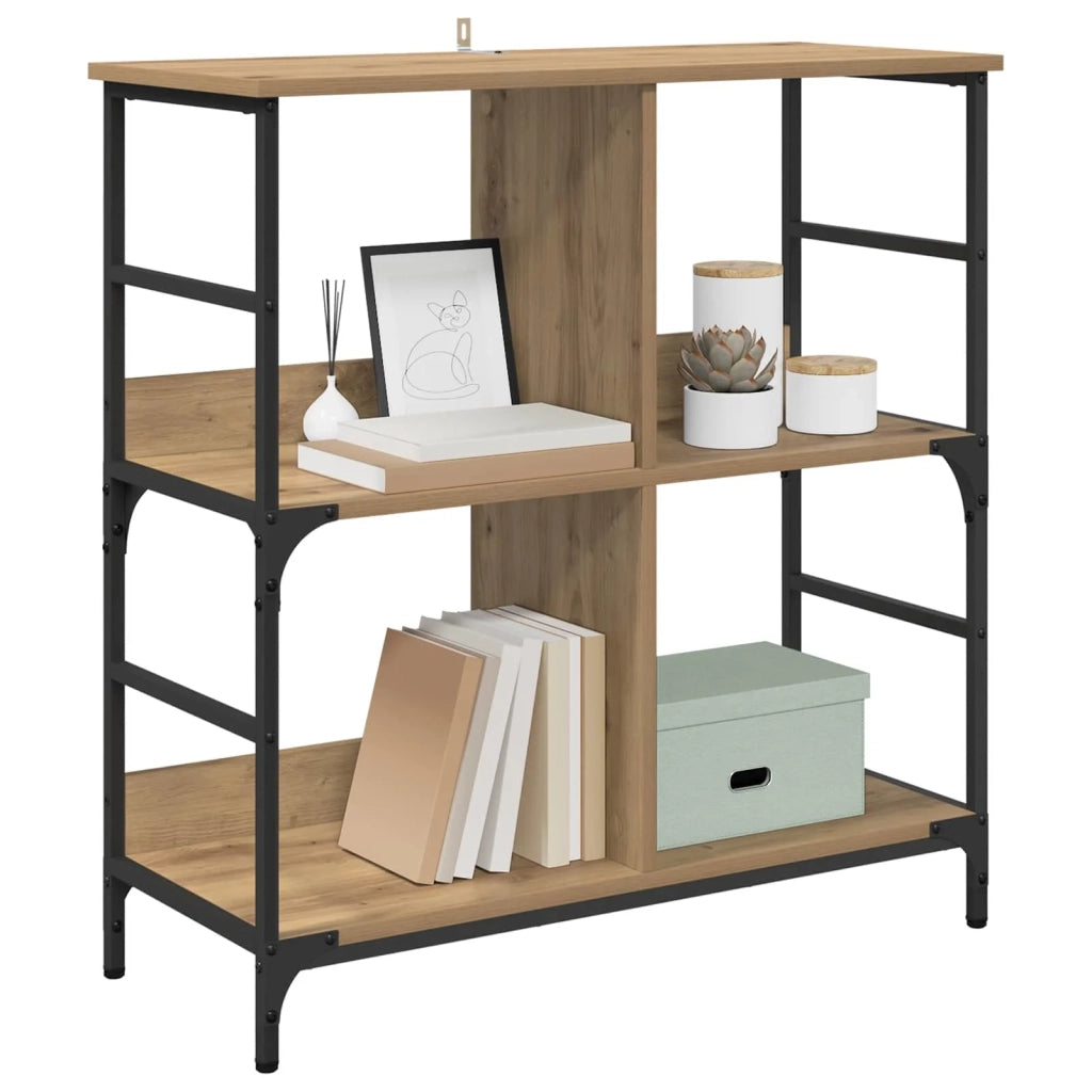 Libreria rovere artigianale 78.5 x 33 x 82 cm Legno multistrato 882754