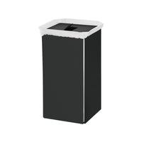 Lineabeta - Portabiancheria Bandoni quadrato in alluminio nero con sacco
