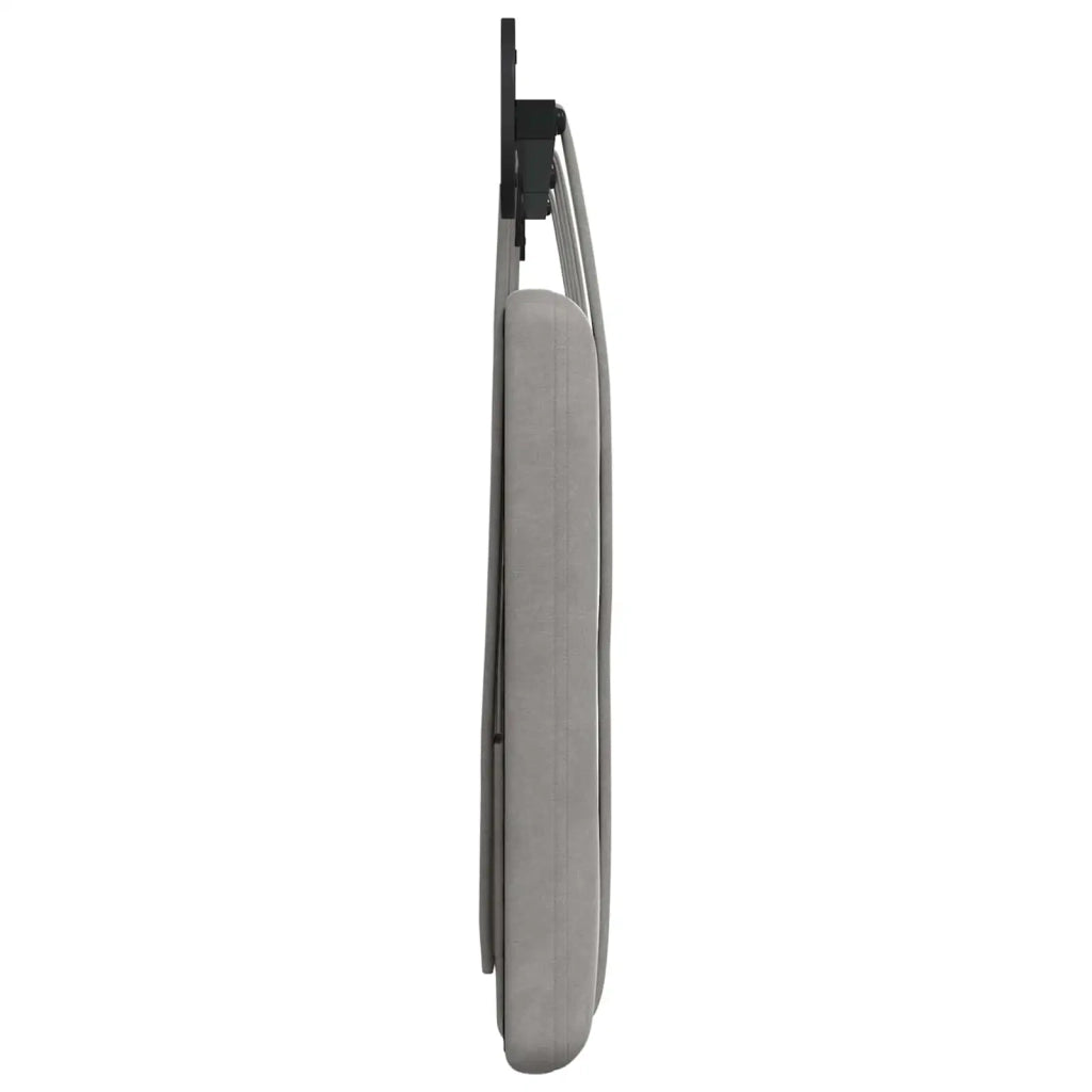 Testiera sospesa Grigio chiaro Velluto 42031717