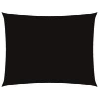 Parasole a Vela Oxford Rettangolare 4x5 m Nero