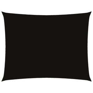 Parasole a Vela Oxford Rettangolare 4x5 m Nero