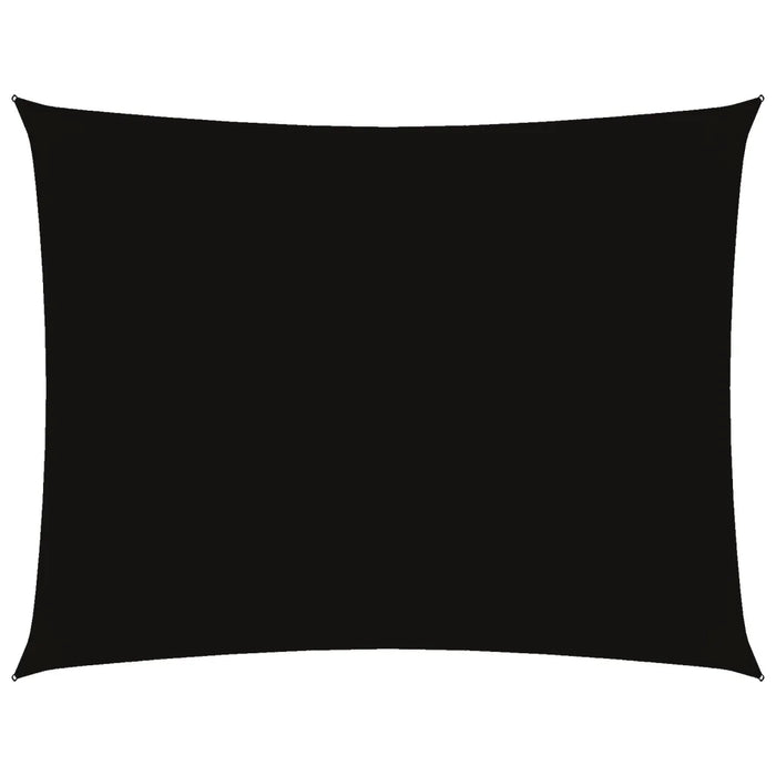 Parasole a Vela Oxford Rettangolare 4x5 m Nero
