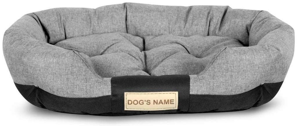 AIO FACTORY Cuccia per cani personalizzabile 100x75 cm impermeabile grigio