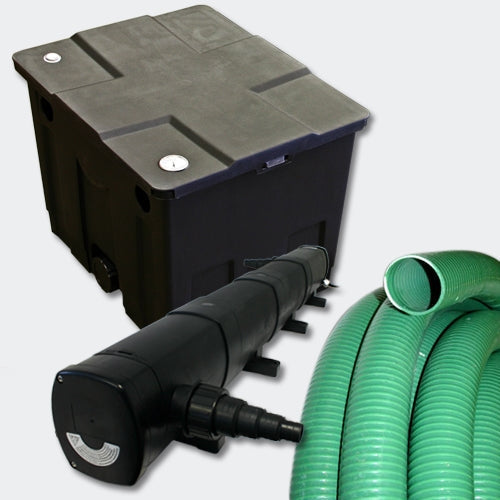 Kit di filtrazione per laghetto 12000l Sterilizzatore UVC 72 Watt Tubo da 5 m 4216491