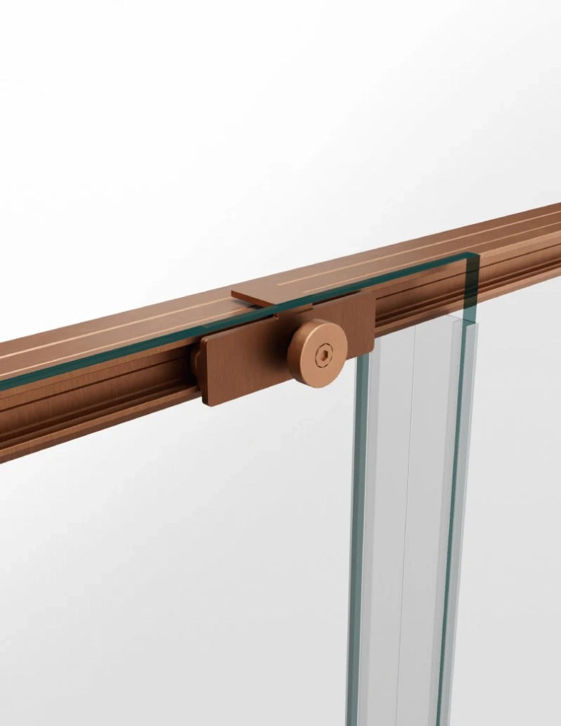 Box doccia ABANTE (TWENTY) 1+1 con lato fisso laterale 155x75 cm Rame