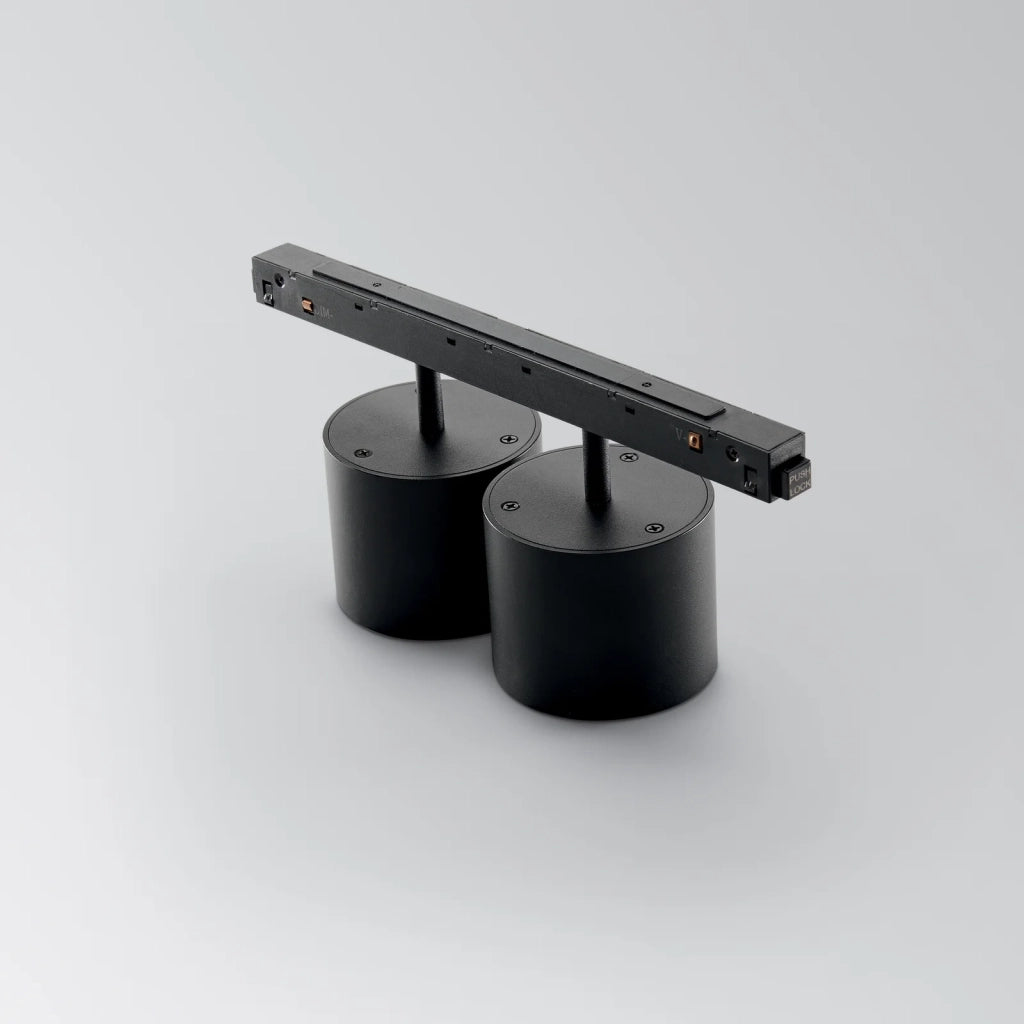Faretto Ego Spot Big 2 Luci Led Integrato Nero 20W Ip20