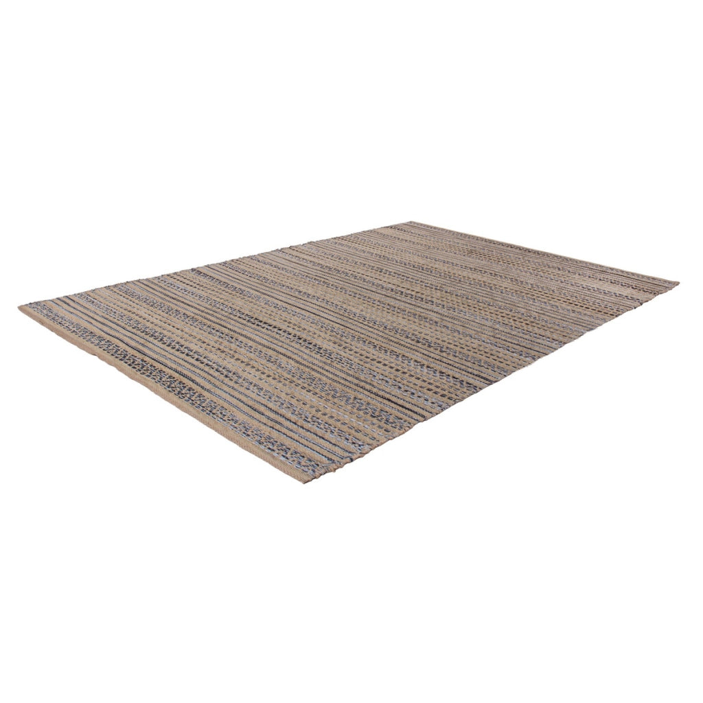 Tappeto Sienna 700 in Juta e Cotone Grigio 160x230 cm