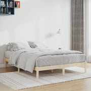 Giroletto senza Materasso-Struttura Letto 152x203 cm in Legno di Pino Queen