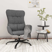 Divano Sedia-Poltrona Relax Grigio Chiaro in Tessuto 552539