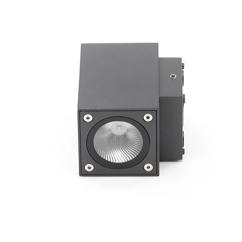 Cubodo MINI applique LED 9W lampada cubo IP54 doppio fascio luce parete muro ingresso facciate balcone 230V DOPPIO