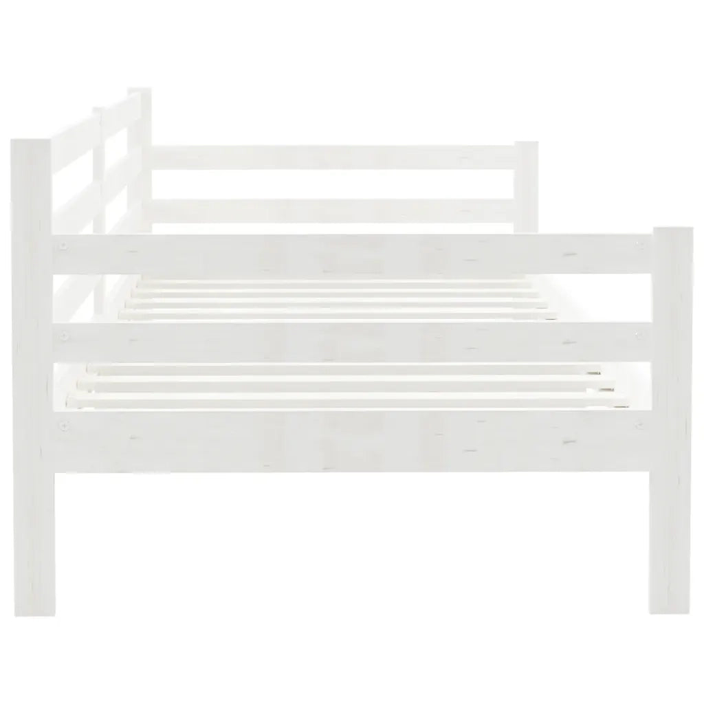Dormeuse Bianca in Legno Massello di Pino 90x200 cm cod mxl 58940