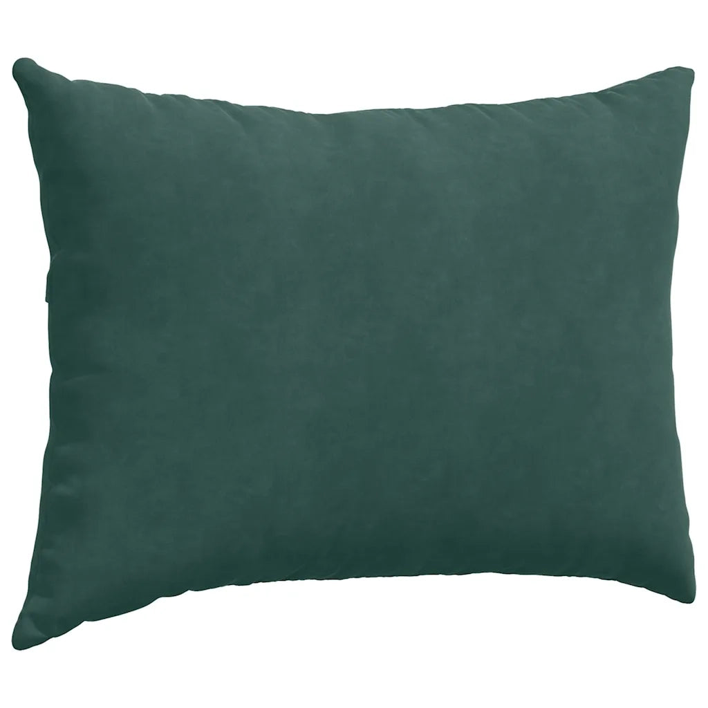 Cuscini da Divano 2 pcs Verde Scuro 70 x 50 cm Tessuto in Cords