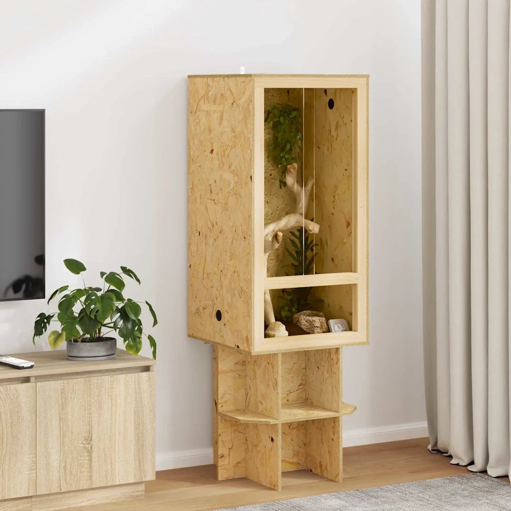 Terrario Marrone 50 x 50 x 100 cm OSB CFW3414837