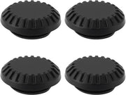 Copertura del terminale di sincronizzazione PC per fotocamera - 4 pezzi - Plastica - Nero - 9 mm x 3,5 mm - Protezione contro polvere e acqua
