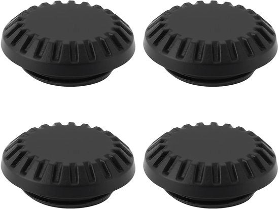 Copertura del terminale di sincronizzazione PC per fotocamera - 4 pezzi - Plastica - Nero - 9 mm x 3,5 mm - Protezione contro polvere e acqua