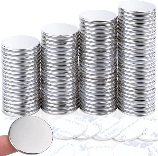 Magnetodi neodymium rotondi da 30x2 mm, 100 pezzi magneti neodymium argentati extra forti per lavagne magnetiche, magneti forti per lavagne bianche, hobby, magneti per frigoriferi, magneti per hobby, magneti con presa forte