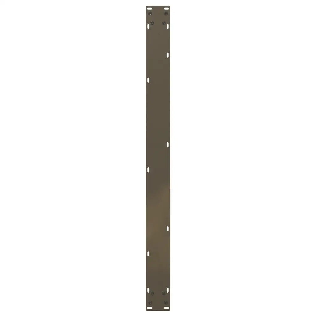 Gambe per tavolo da pranzo a forma di U 2 pz in acciaio naturale 100x(72-73) cm 4013199