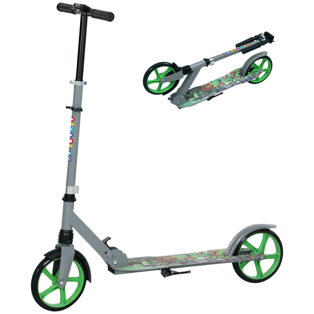 Monopattino ¨C zephmum ¨C Verde, Pieghevole, Regolabile