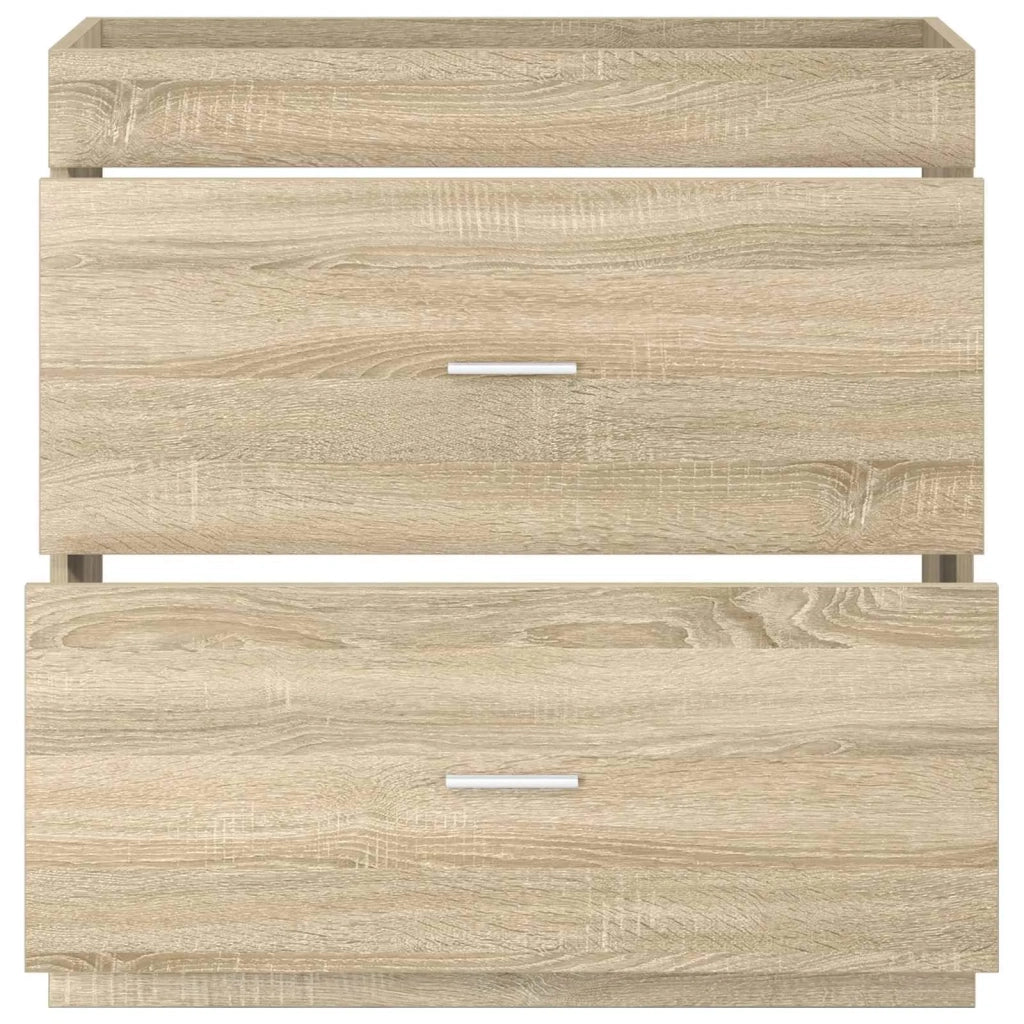 Mobiletto da Bagno Sotto Lavabo Rovere Sonoma