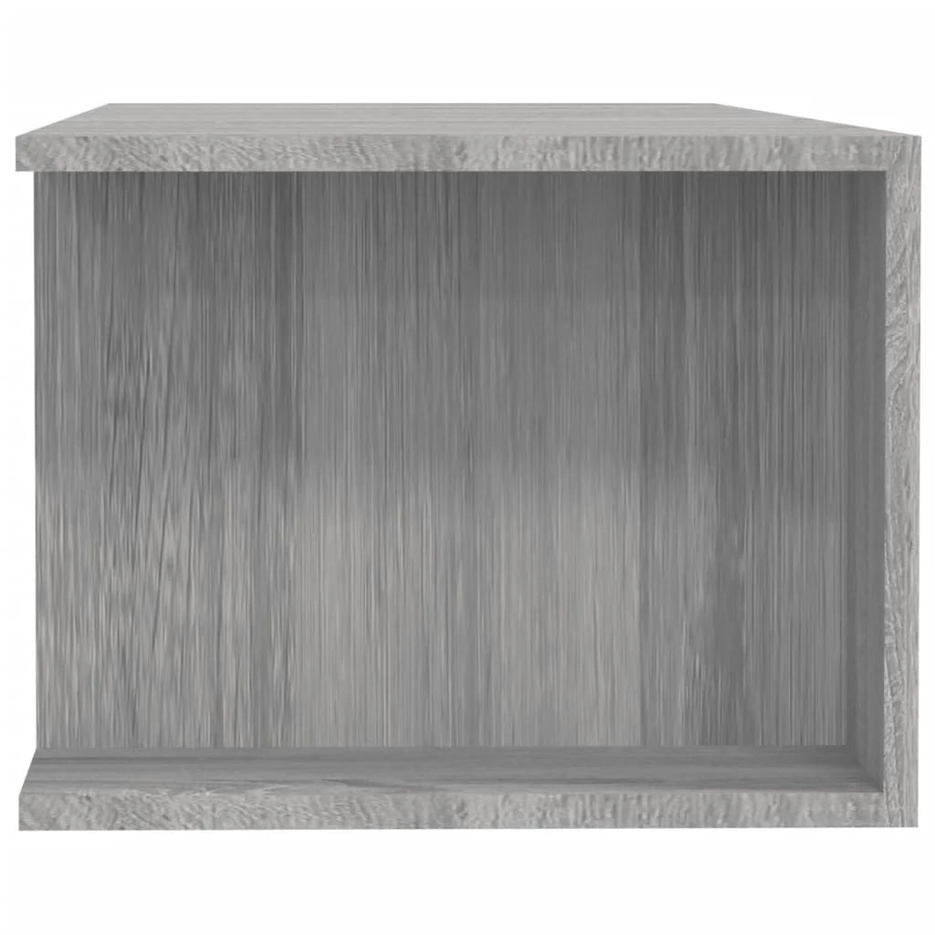Mobile TV multimediale mensola TV credenza mobile TV sala da pranzo soggiorno camera da letto con luci LED Sonoma 135 x 39 x 30 cm grigio 02_0026802