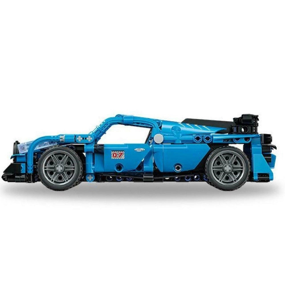 Trade Shop - Costruzioni Mattoncini 521 + Pezzi Auto Sportiva Compatibile Q-jm802 -