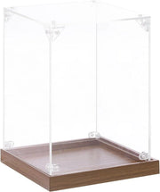 Display per collezioni e figurine in vetrina trasparente 15x15x20 cm