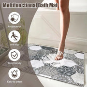 Asciugamano antiscivolo 60 x 60 cm con fori di drenaggio - luffa morbida - antifungo - assorbente rapido
