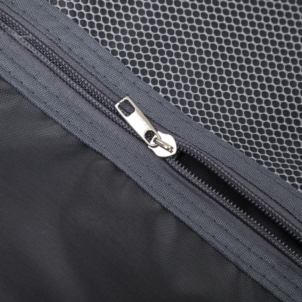 Set di valigie rigide in ABS con ruote piroettanti a 360° e vanity case rimovibile blu scuro