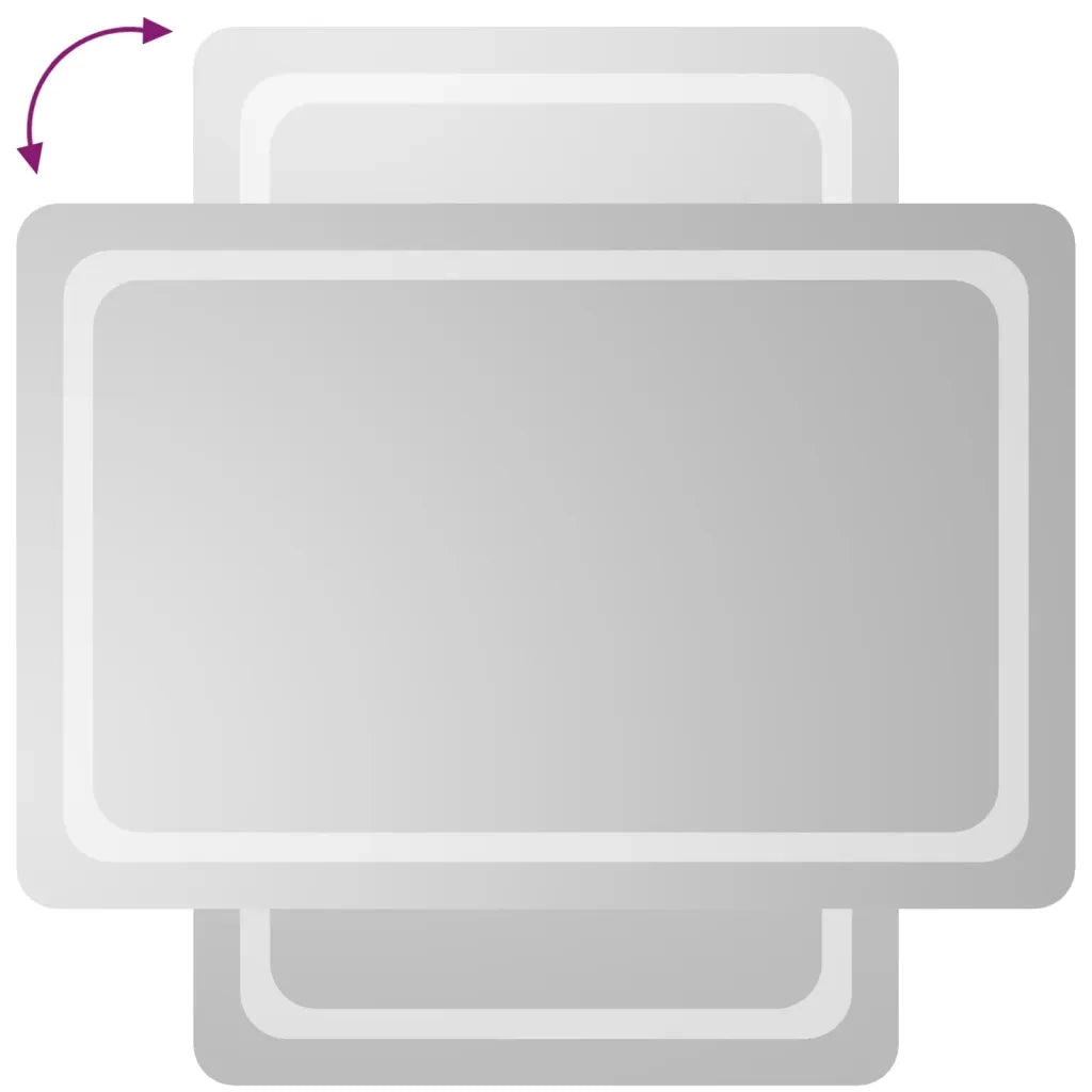 Specchio da Bagno con Luci LED 60x90 cm cod mxl 67640