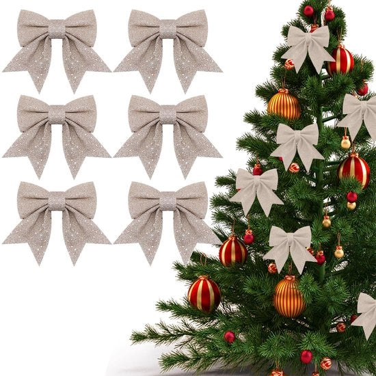 6 Pacchi di Strisce di Natale Decorative - 6 Stuks