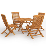 Set di mobili da giardino mobili da esterno 5 pezzi legno massello di teak 02_0016577
