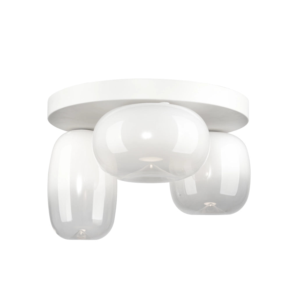 Plafoniera glamour VASO Ø42 bianca LED 12W 3000K Milagro