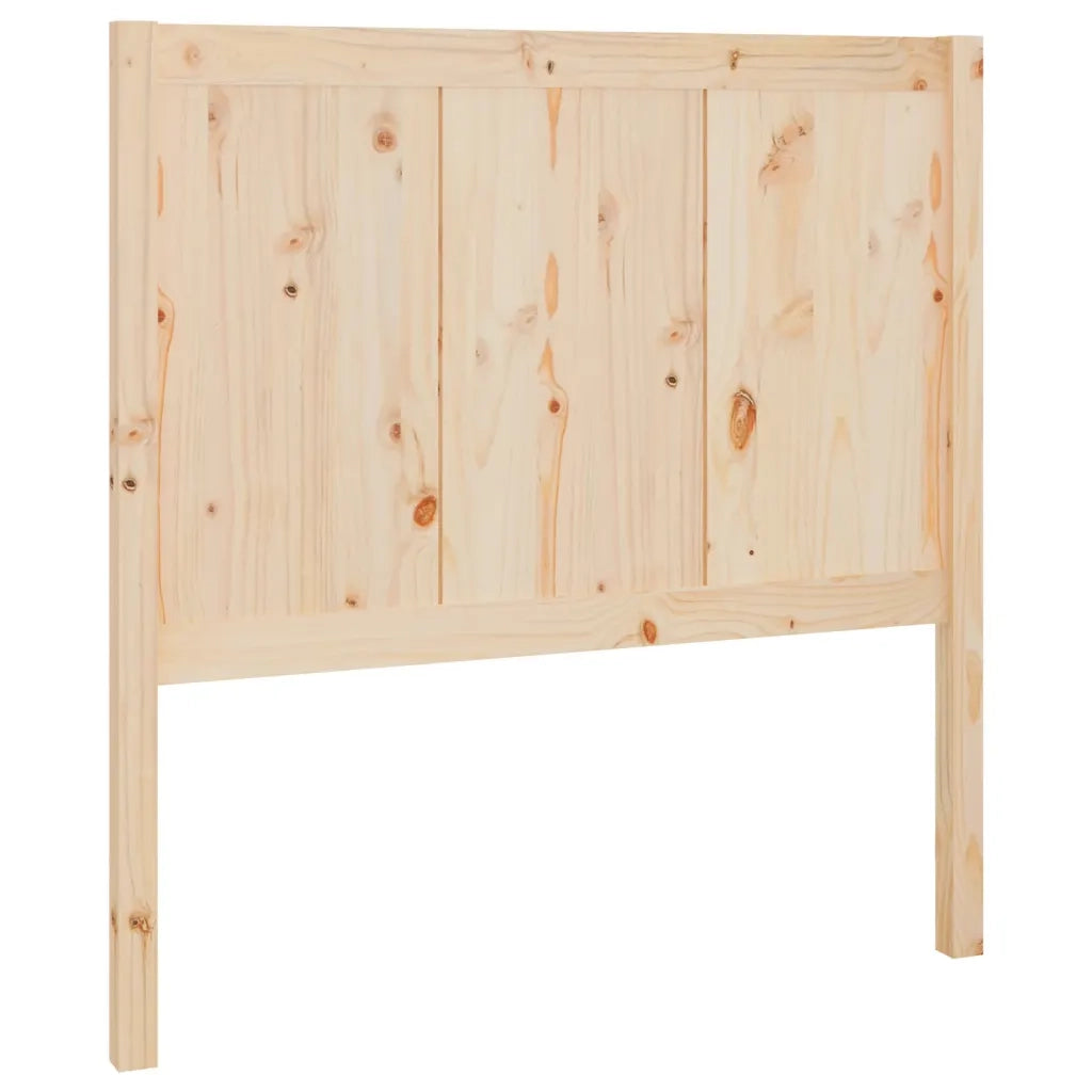 Testiera per Letto 80,5x4x100 cm in Legno Massello di Pino