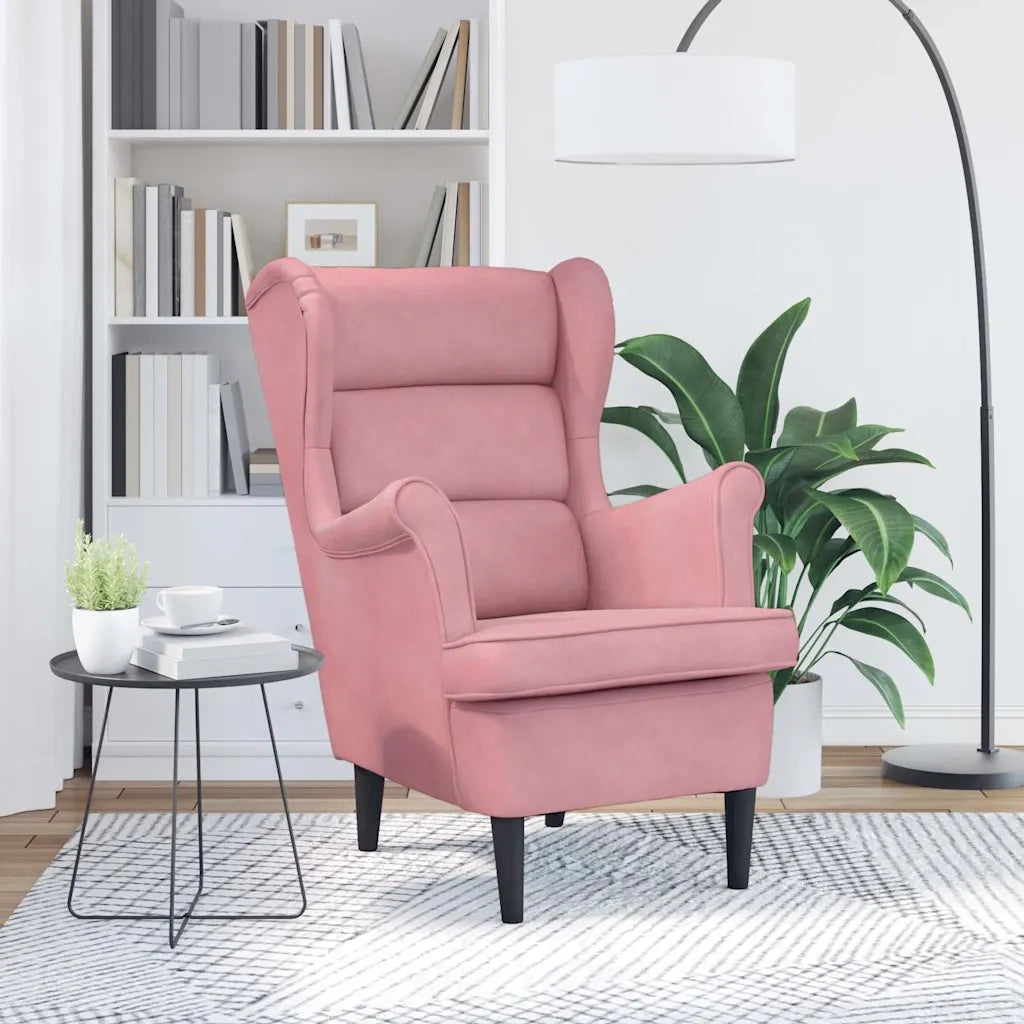 Divano Sedia-Poltrona Rosa in Velluto 921926