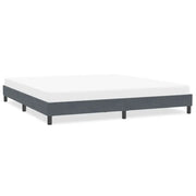 Giroletto senza Materasso-Struttura Letto Grigio Scuro 200x210 cm Velluto