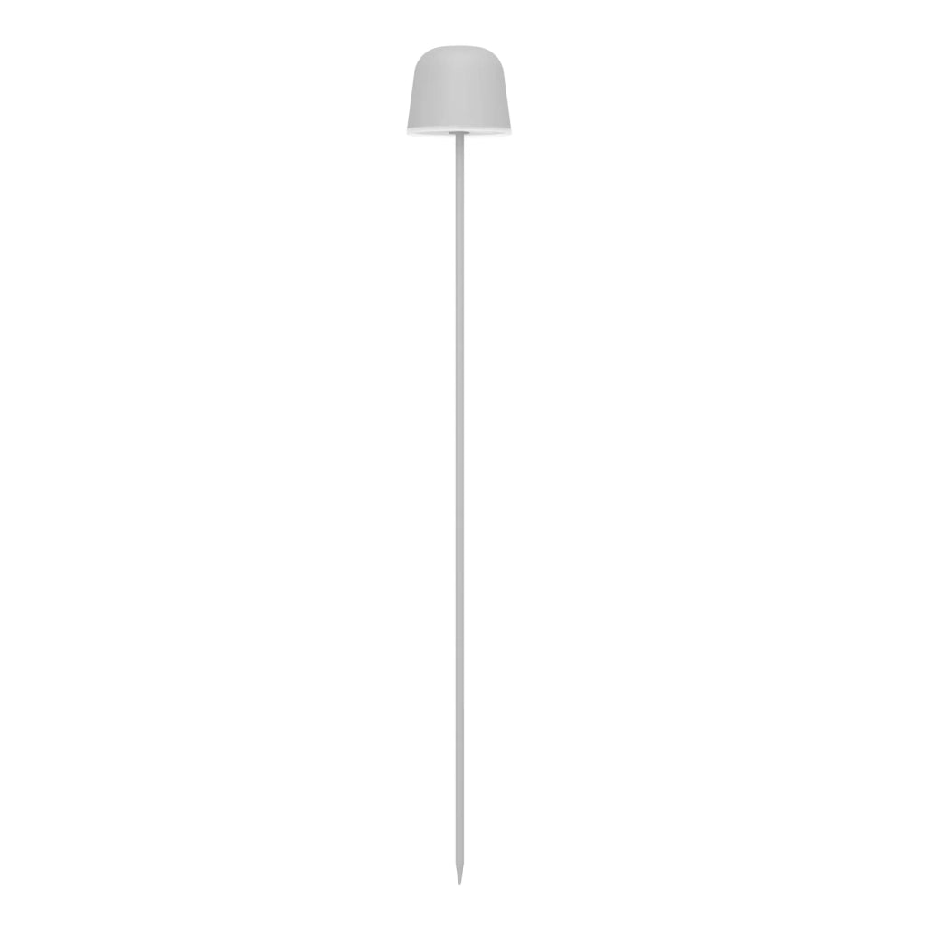 Lampada Ricaricabile Moderna Mannera-S Alluminio Grigio Led 1,8W 170Lm Ip54