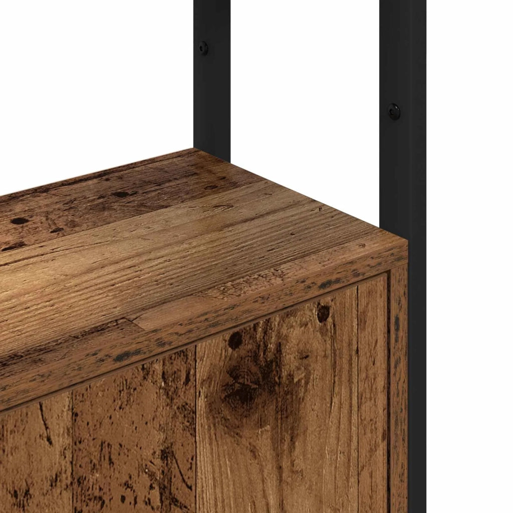 Armadio per Libri Legno vecchio 40 x 24 x 161 cm