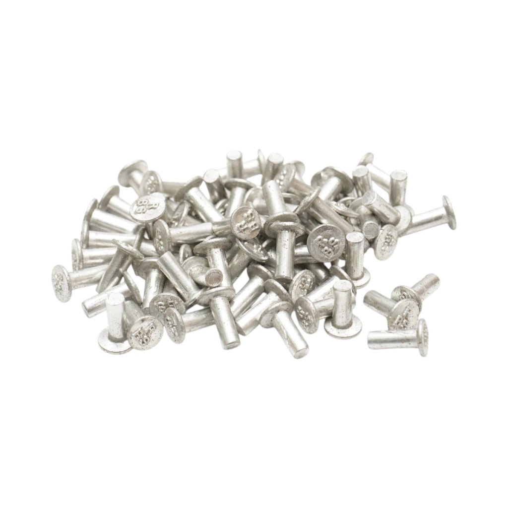 Set di 100 rivetti per pastiglie freno Fiat, New Holland, Massey Ferguson 4,5x13mm codice OEM 13868260