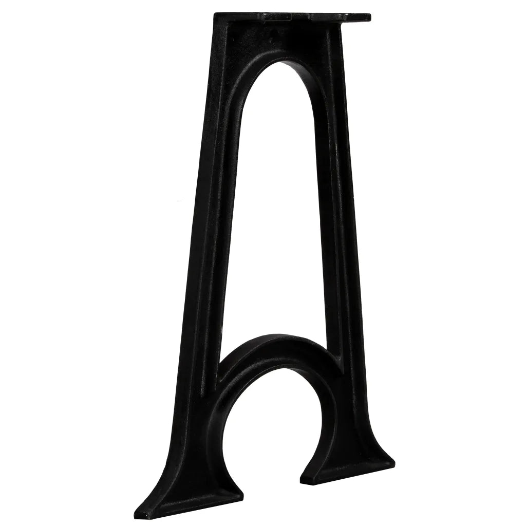 Gambe per Tavolo da Pranzo 2 pz | Piede del tavolo Base ad Arco Forma di A in Ghisa