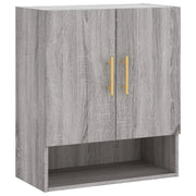 Armadietto a Muro | Mobile a Parete Grigio Sonoma 60x31x70cm in Legno Multistrato