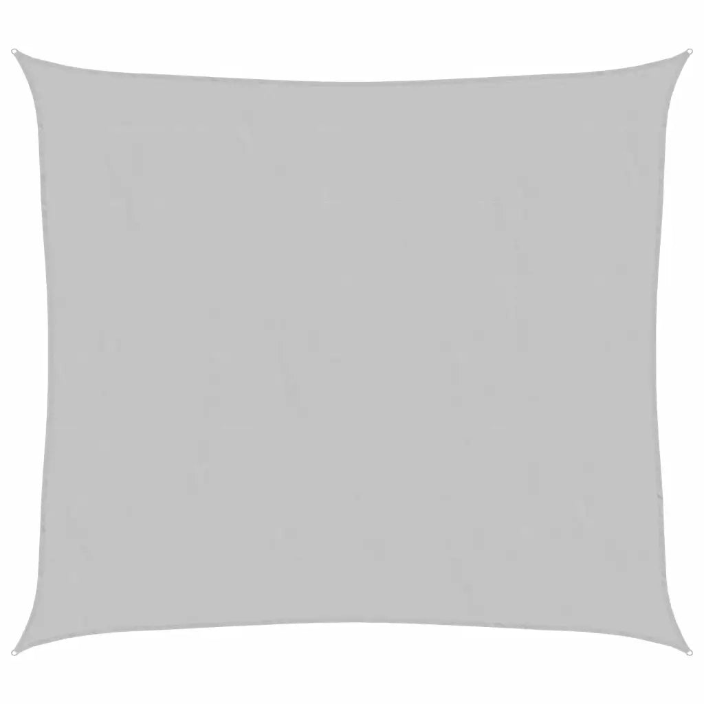 Vela Parasole | Telo Ombra | Vela da ombra Grigio Chiaro 3x2,5 m 100% Poliestere Oxford